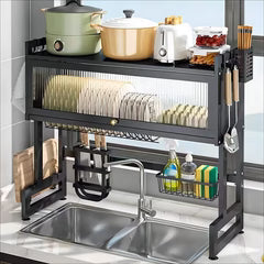 Kitchen Sink Shelf With Cabinet Door