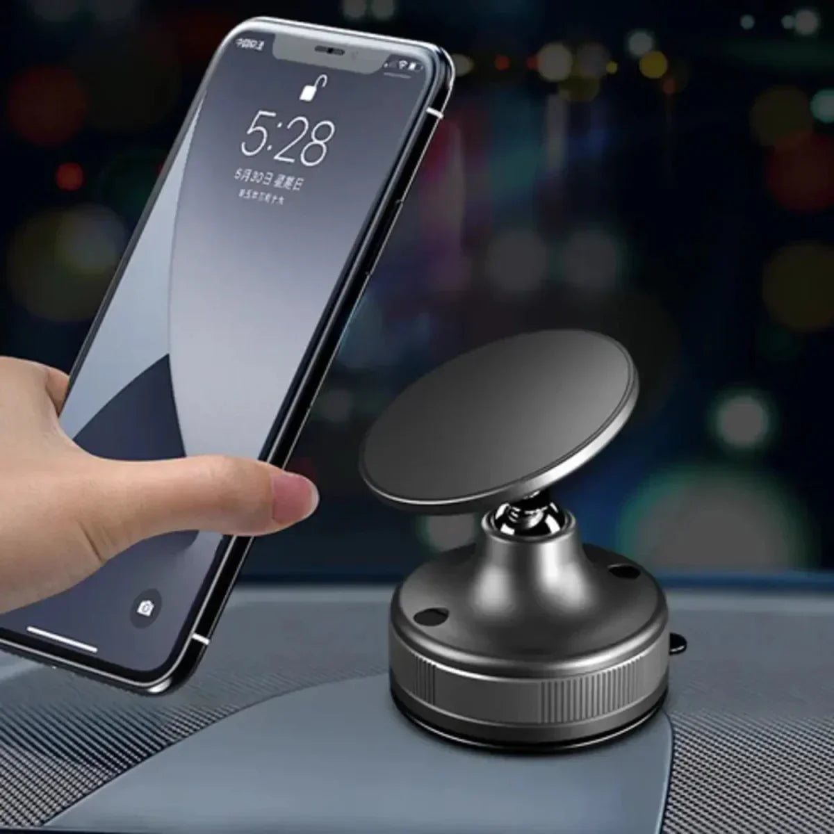 Hepu – Magnetic Phone Holder Strong Grip • 360° Rotate Free Delivery in UAE 📦